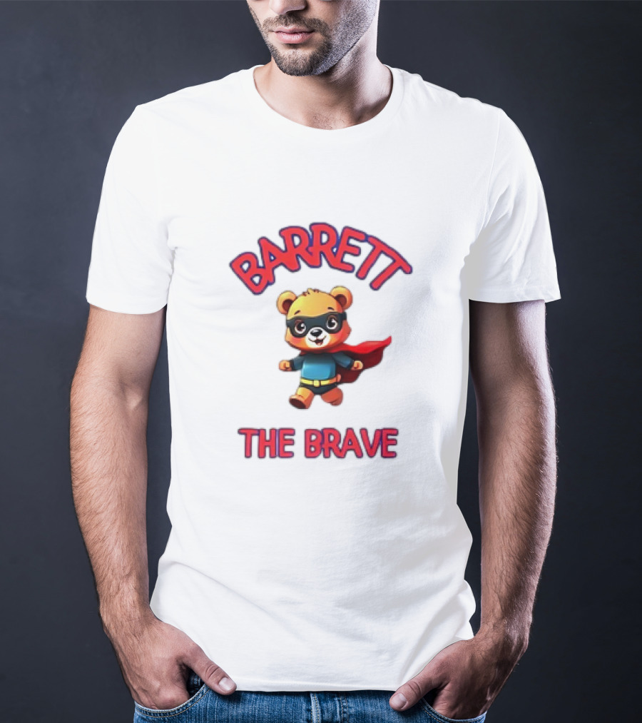 Barrett The Brave Superhero Bear T-Shirt