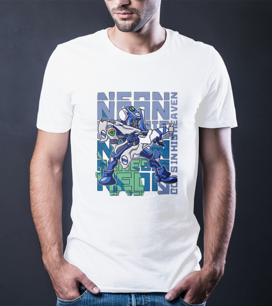 Neon Genesis Evangelion Eva-00 God's In His Heaven T-Shirt