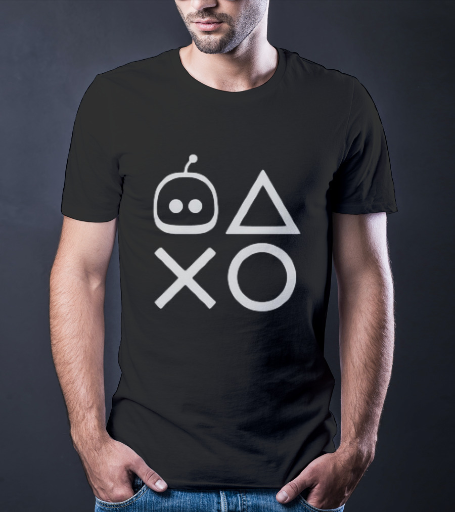 Astro Bot Playstation Controller Shapes T-Shirt