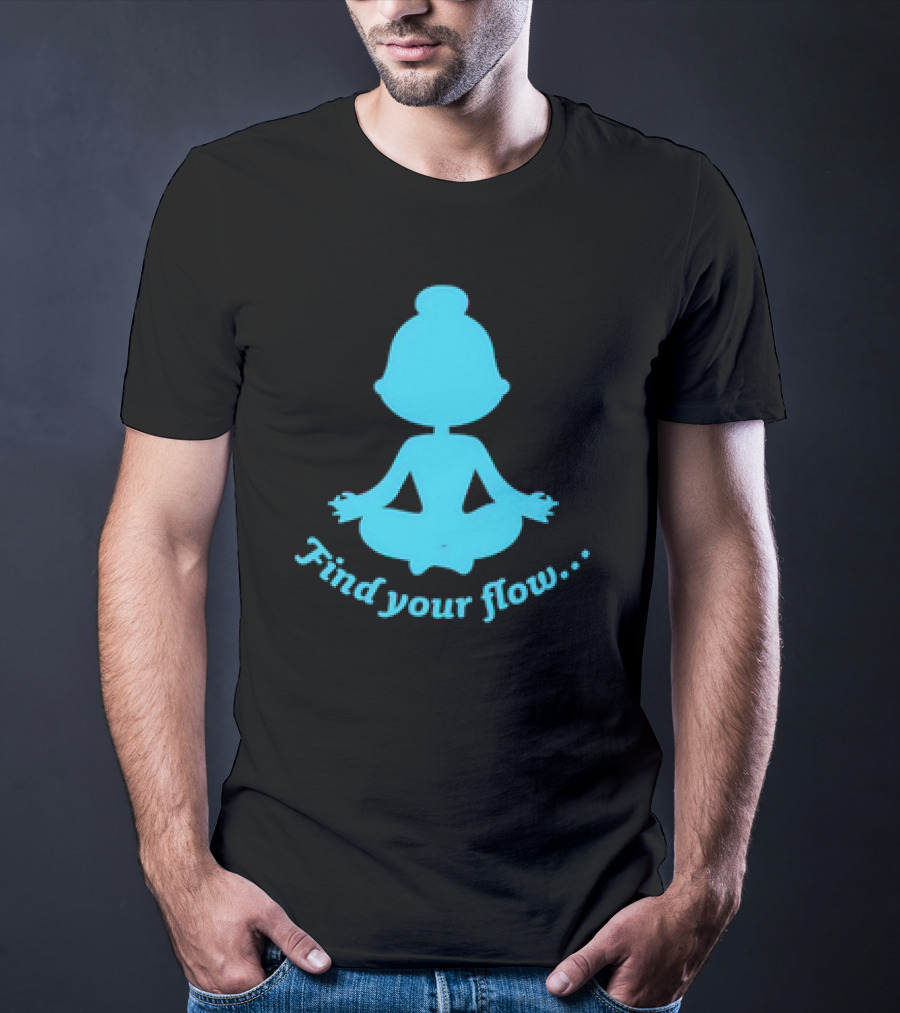 Find Your Flow Yoga Meditation T-Shirt
