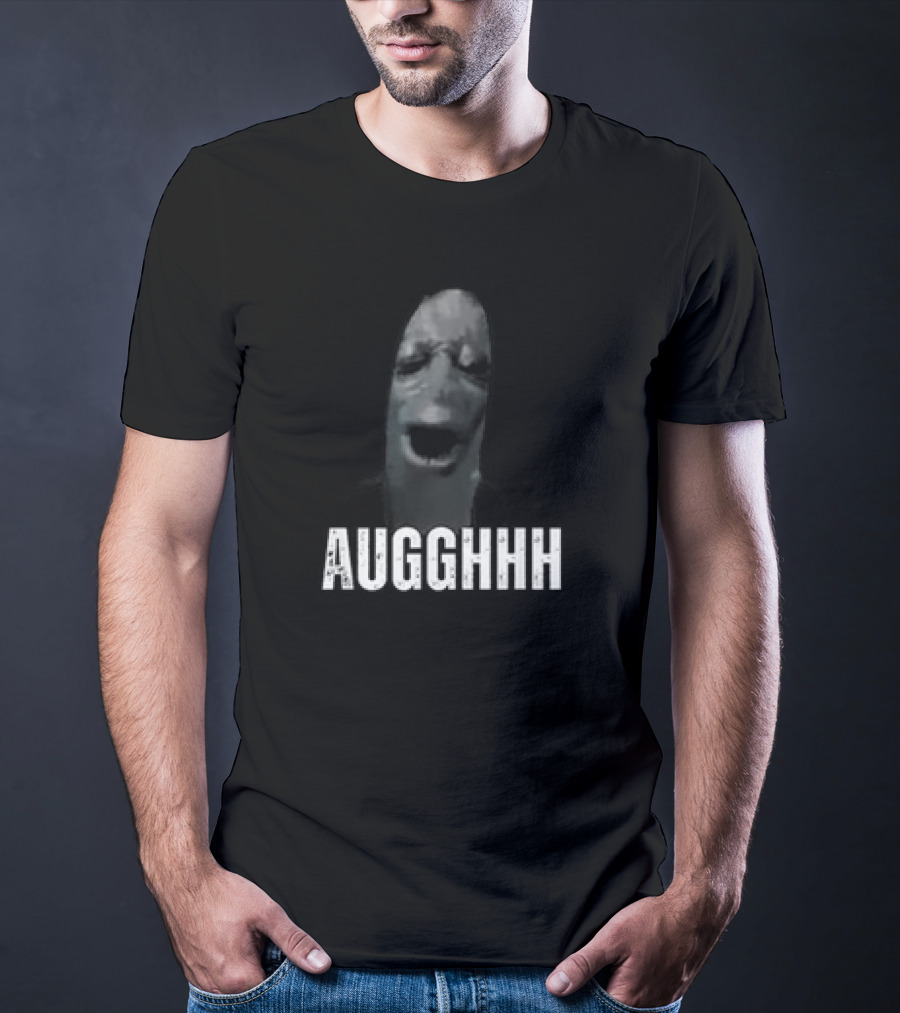 AUGGHHH Cursed Plankton Meme T-Shirt