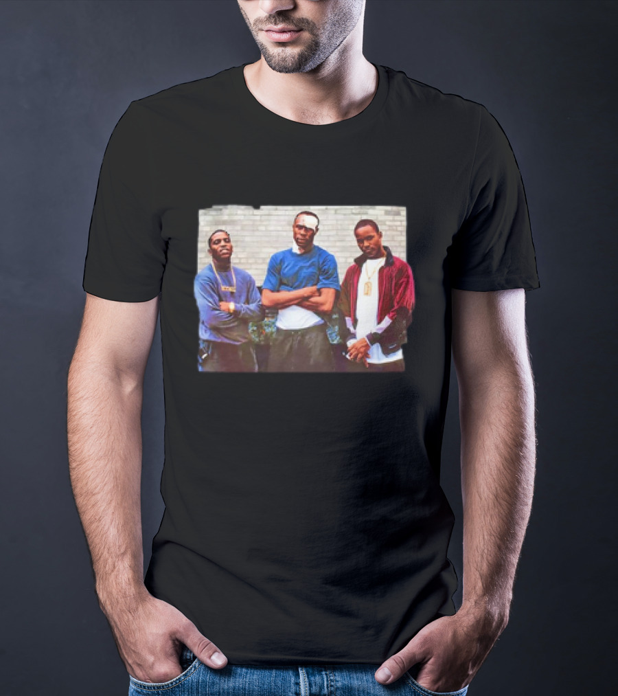 Paid In Full Movie Calvin Scene With Three Men In Streetwear Clothing T-Shirt