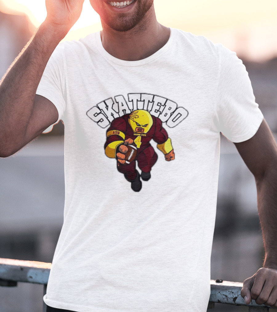 Arizona State Sun Devils Skattebo Football Mascot ASU Juggernaut T-Shirt