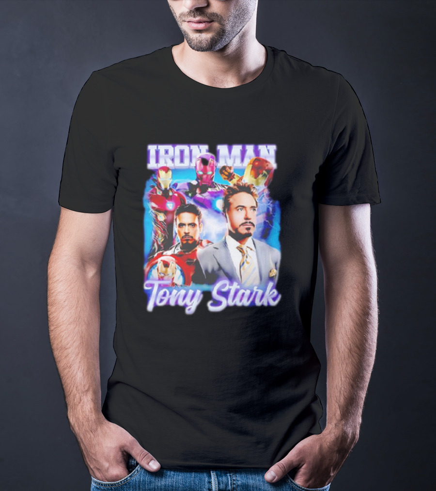 Iron Man Tony Stark Marvel Studio T-Shirt