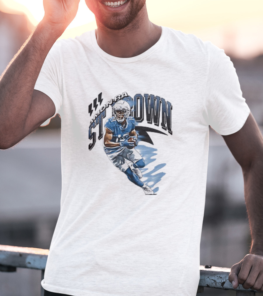 Amon-Ra St. Brown Detroit Lions NFL Football Retro Vintage T-Shirt