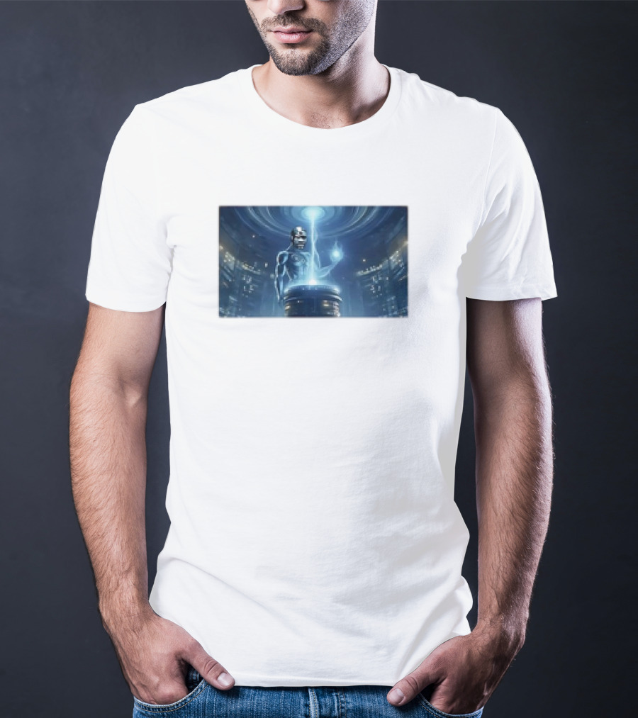 George Droyd Futuristic Reactor Energy Core Image T-Shirt