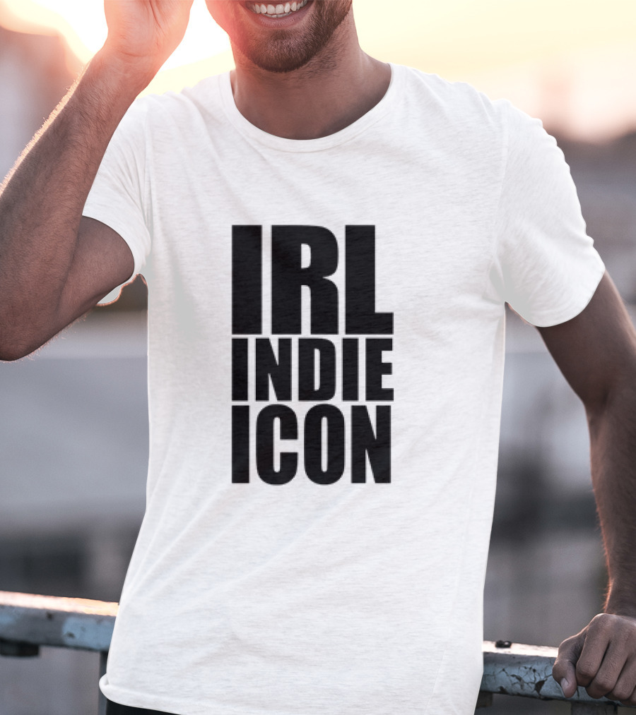 IRL Indie Icon Text Block T-Shirt