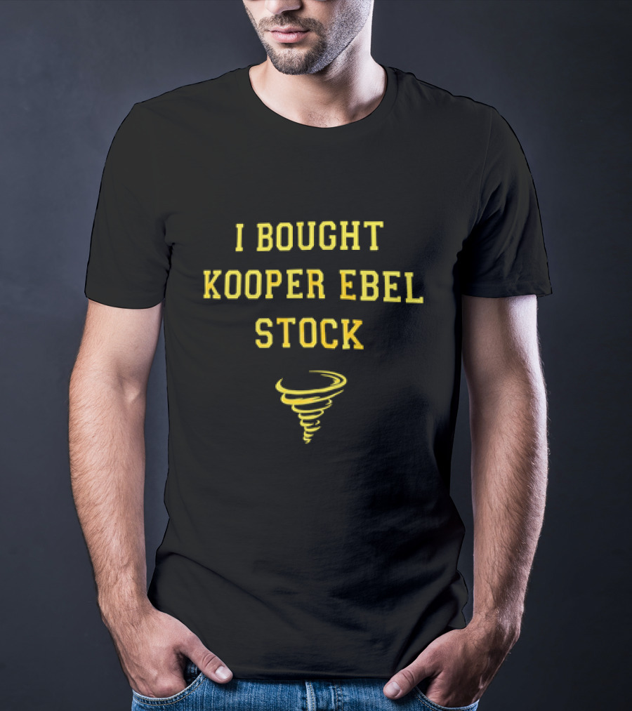 I Bought Kooper Ebel Stock Tornado Spiral T-Shirt