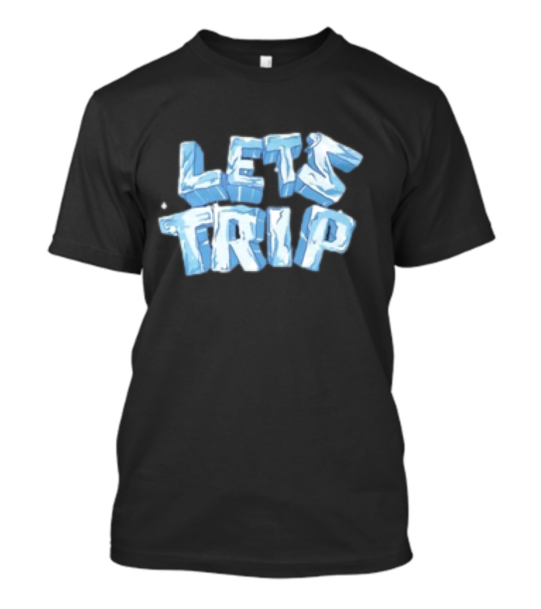 Let's Trip Ice Block Lettering T-Shirt