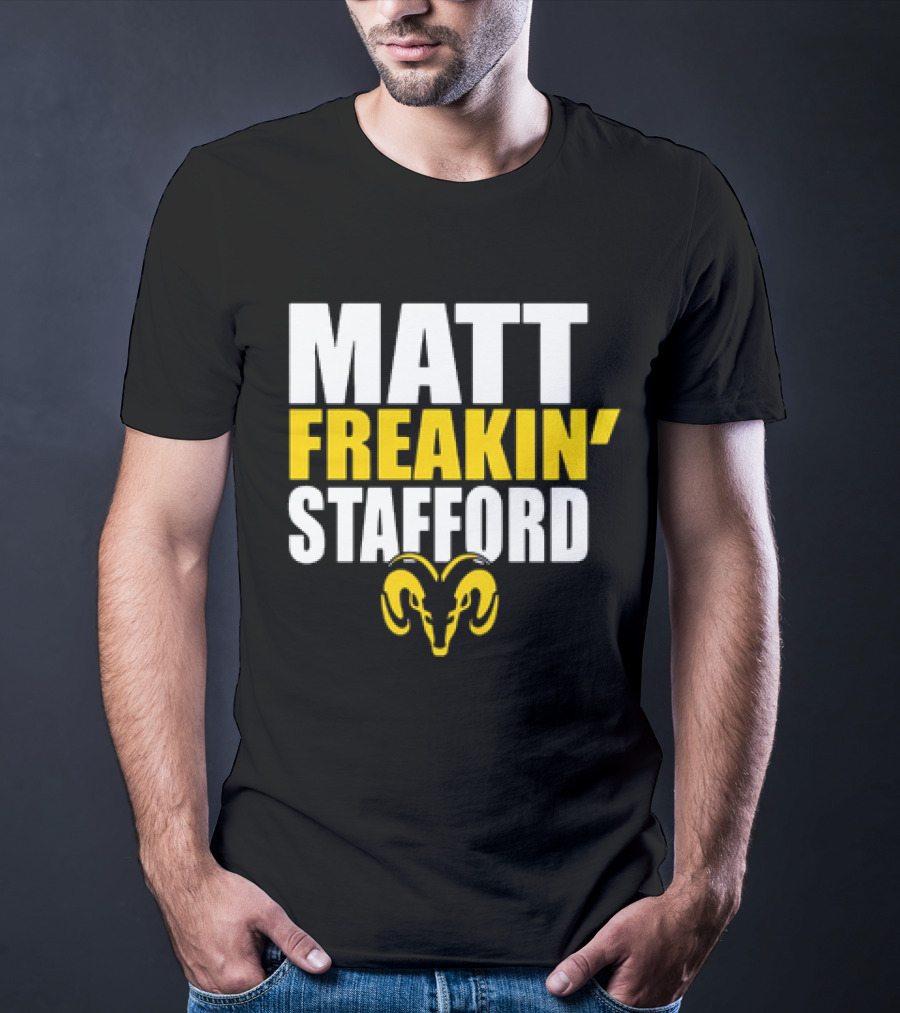 Los Angeles Rams Matt Freakin’ Stafford Iconic Ram T-Shirt