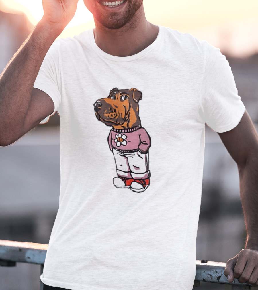 Space Dogs Chill Mable Flower T-Shirt