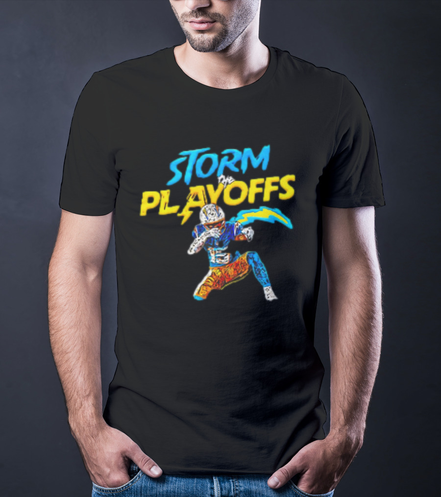 Storm The Playoffs Los Angeles Rams Demarcus Robinson Football T-Shirt