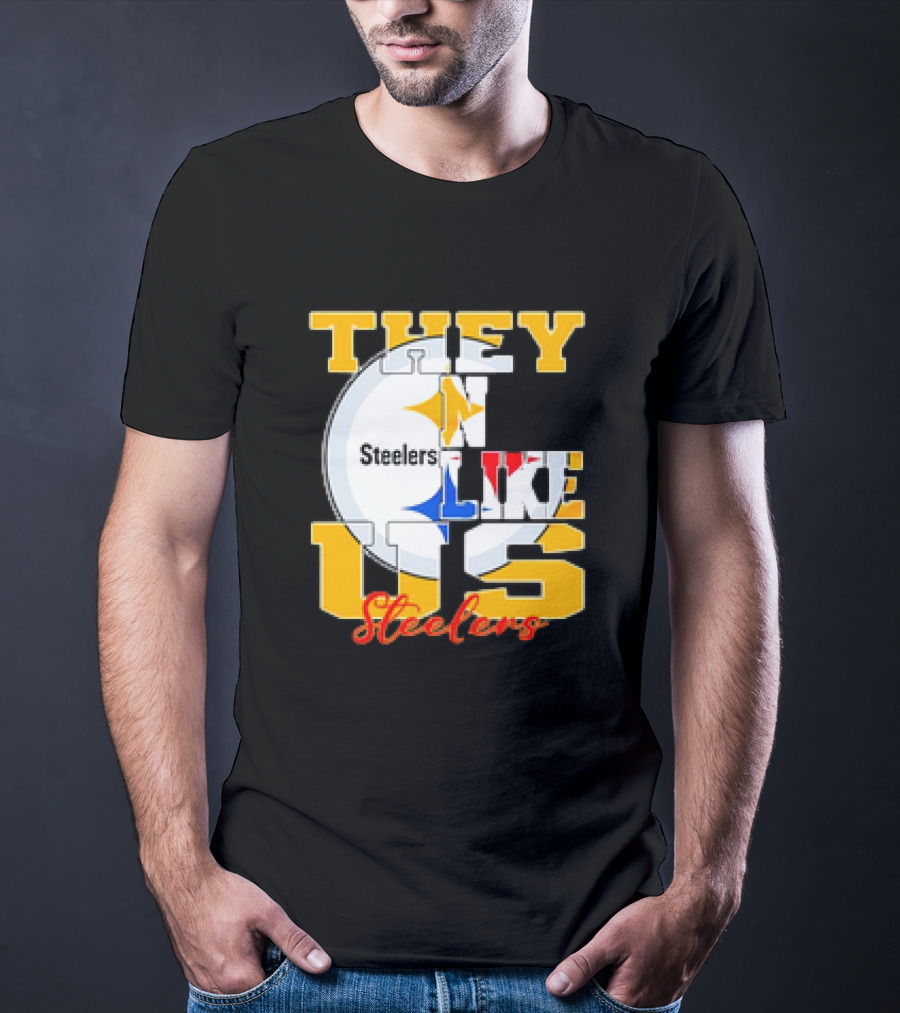 Pittsburgh Steelers NFL Football They Not Like Us T-Shirt