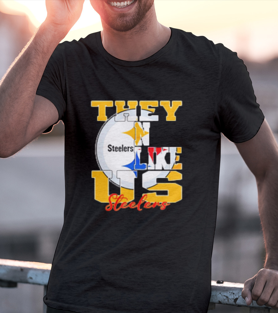 Pittsburgh Steelers NFL Football They Not Like Us T-Shirt