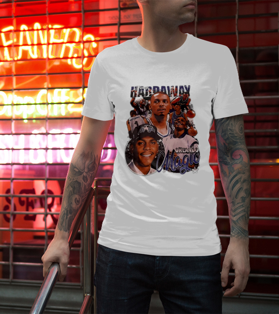 Hardaway Orlando Magic Retro Basketball Legend T-Shirt