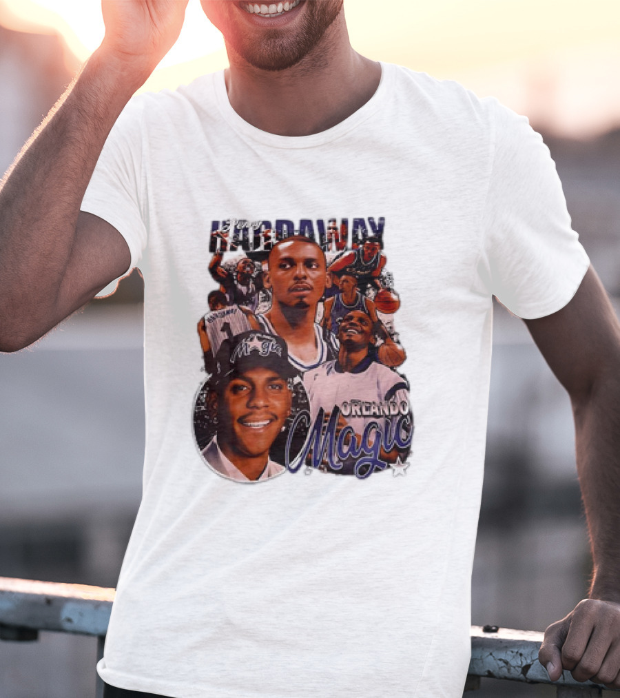 Hardaway Orlando Magic Retro Basketball Legend T-Shirt
