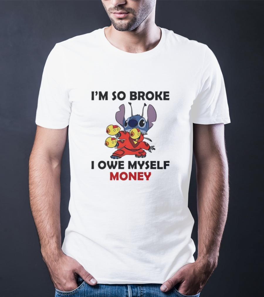 I’m So Broke I Owe Myself Money Stitch Collecting Rubber Duckies T-Shirt
