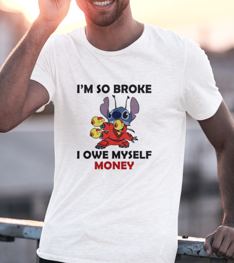 I’m So Broke I Owe Myself Money Stitch Collecting Rubber Duckies T-Shirt