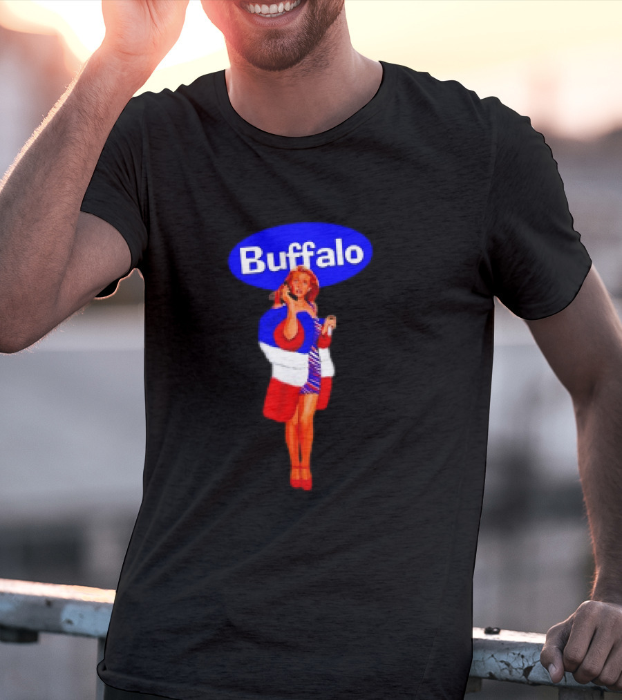 Buffalo Clueless Mafia Cher Iconic Look In Red White Blue T-Shirt