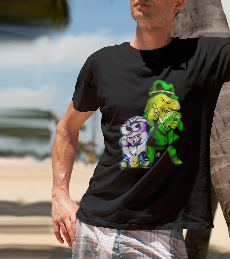 Cool Gangsta Friends Smiling Money Holders T-Shirt