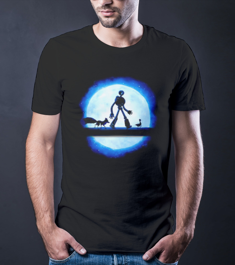 Hakuna Robot Journey With Fox And Goose To The Moon T-Shirt