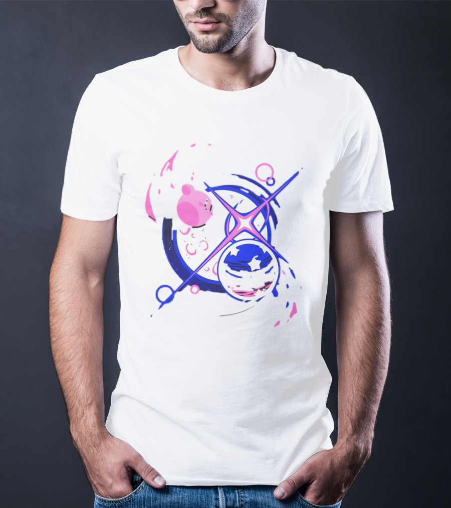Kirby Oyasumi Celestial Moon Stars Dream T-Shirt