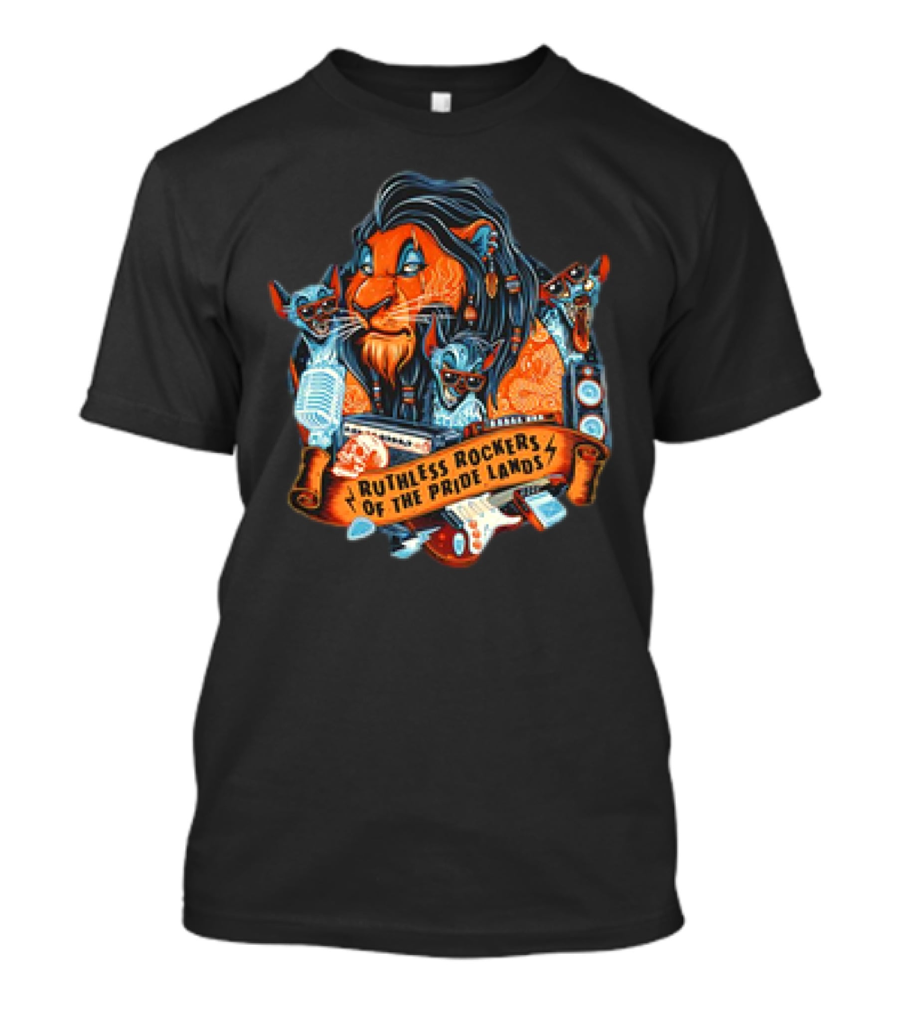 Scar And The Hyenas Ruthless Rockers Of The Pride Lands T-Shirt