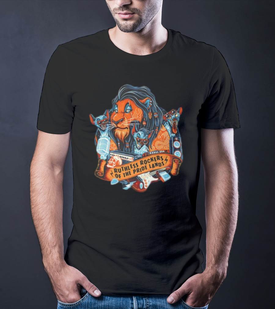 Scar And The Hyenas Ruthless Rockers Of The Pride Lands T-Shirt