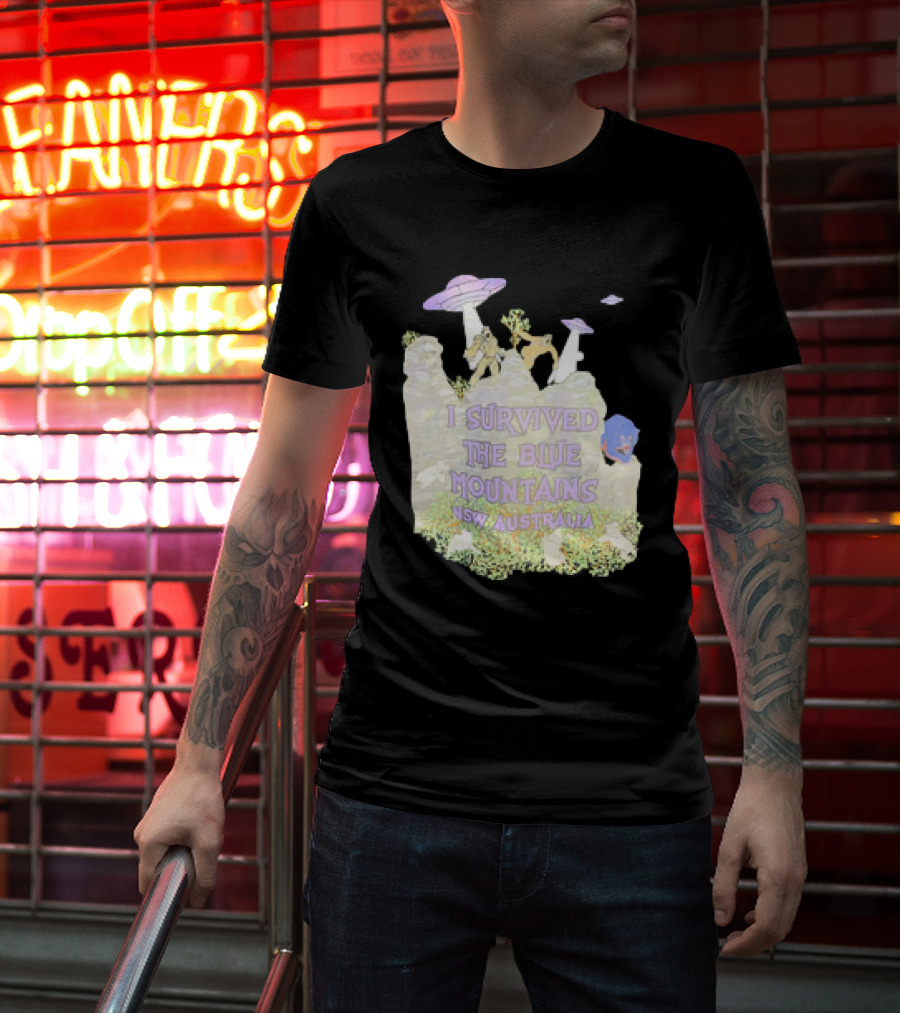 I Survived UFO Encounter In The Blue Mountains NSW Australia T-Shirt
