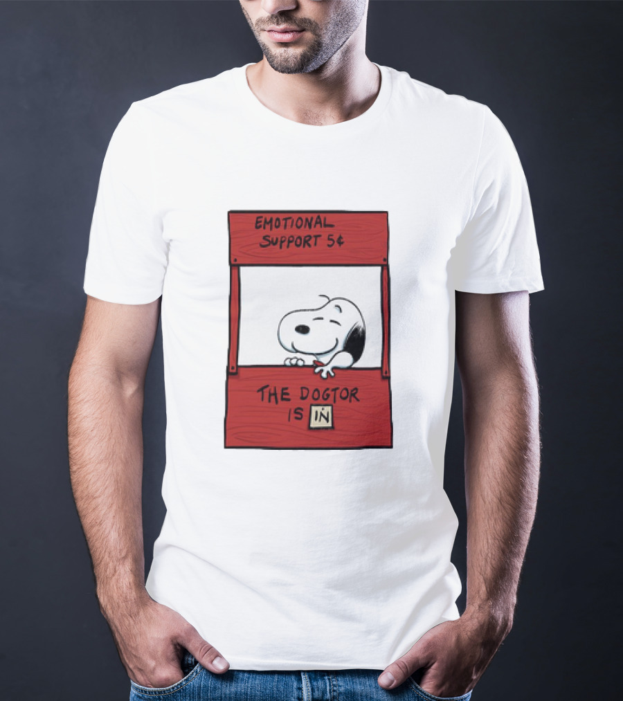 Emotional Support The Dogtor Is In T-Shirt