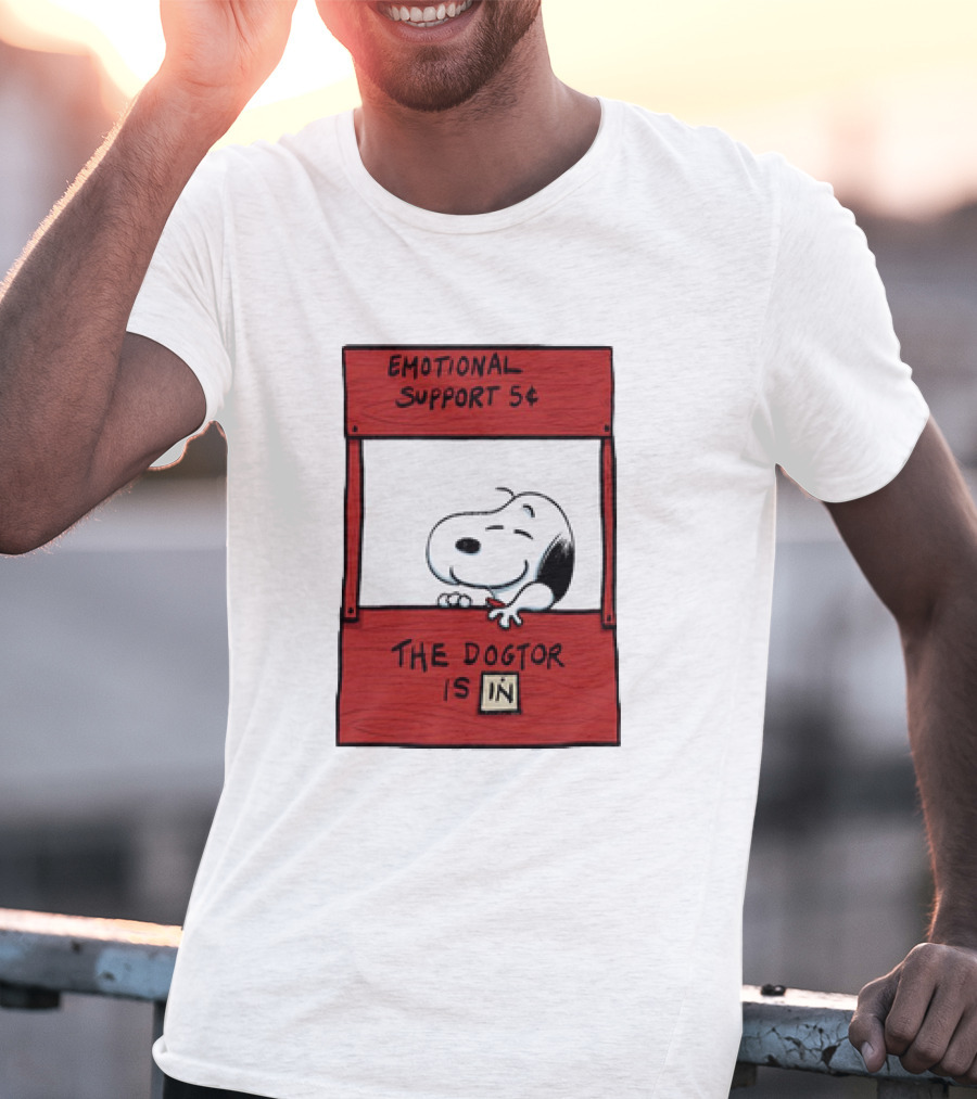 Emotional Support The Dogtor Is In T-Shirt