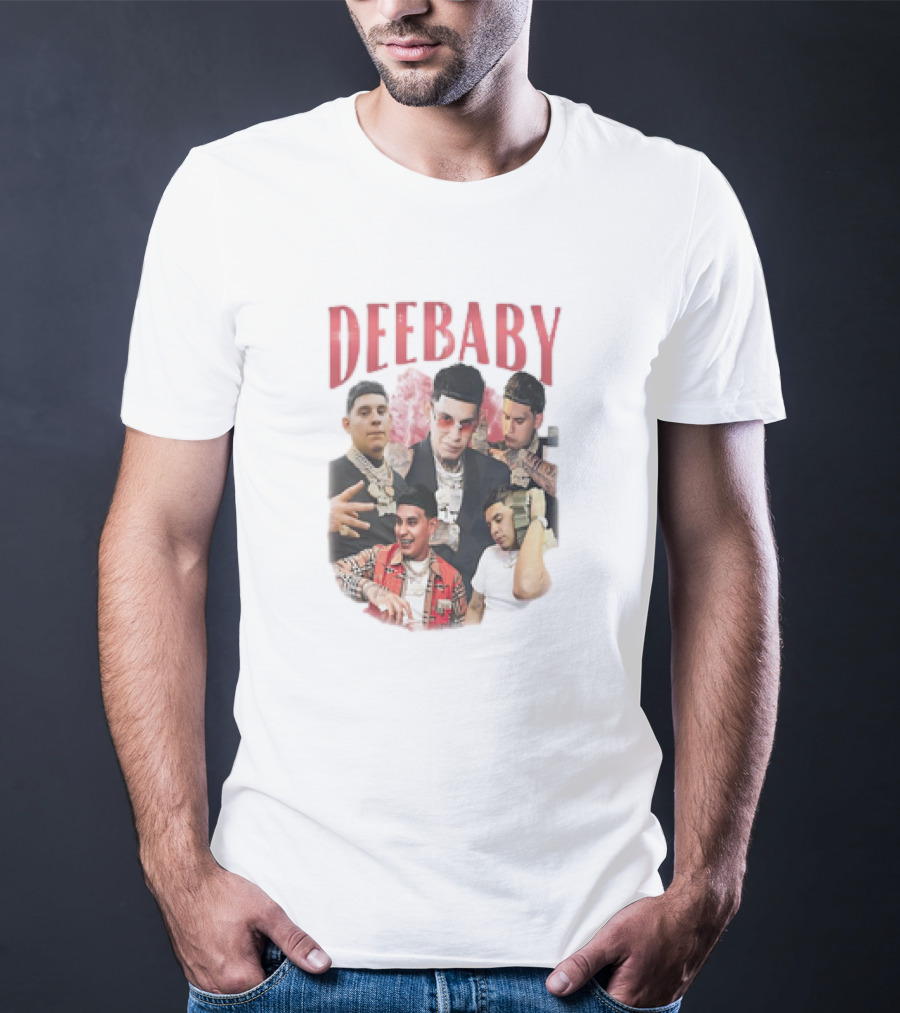 DEEBABY Collage With Jewelry Style Motifs T-Shirt