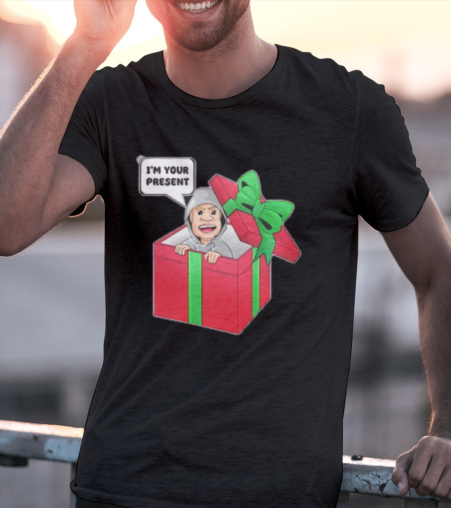 Artem Potokin I’m Your Present Cartoon Character In Gift Box T-Shirt