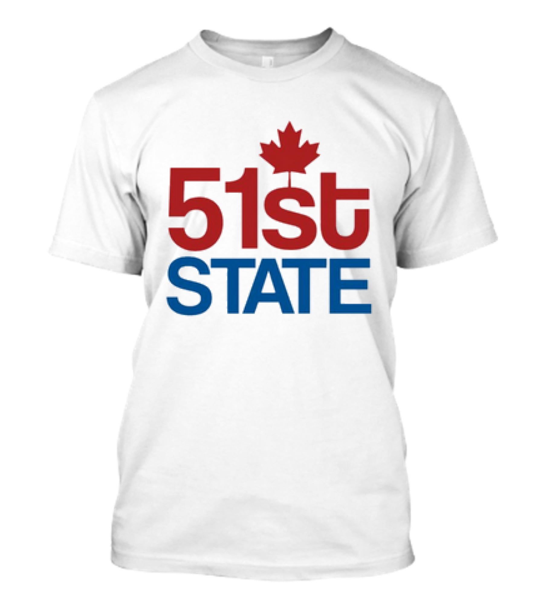Canada 51st State Maple Leaf T-Shirt