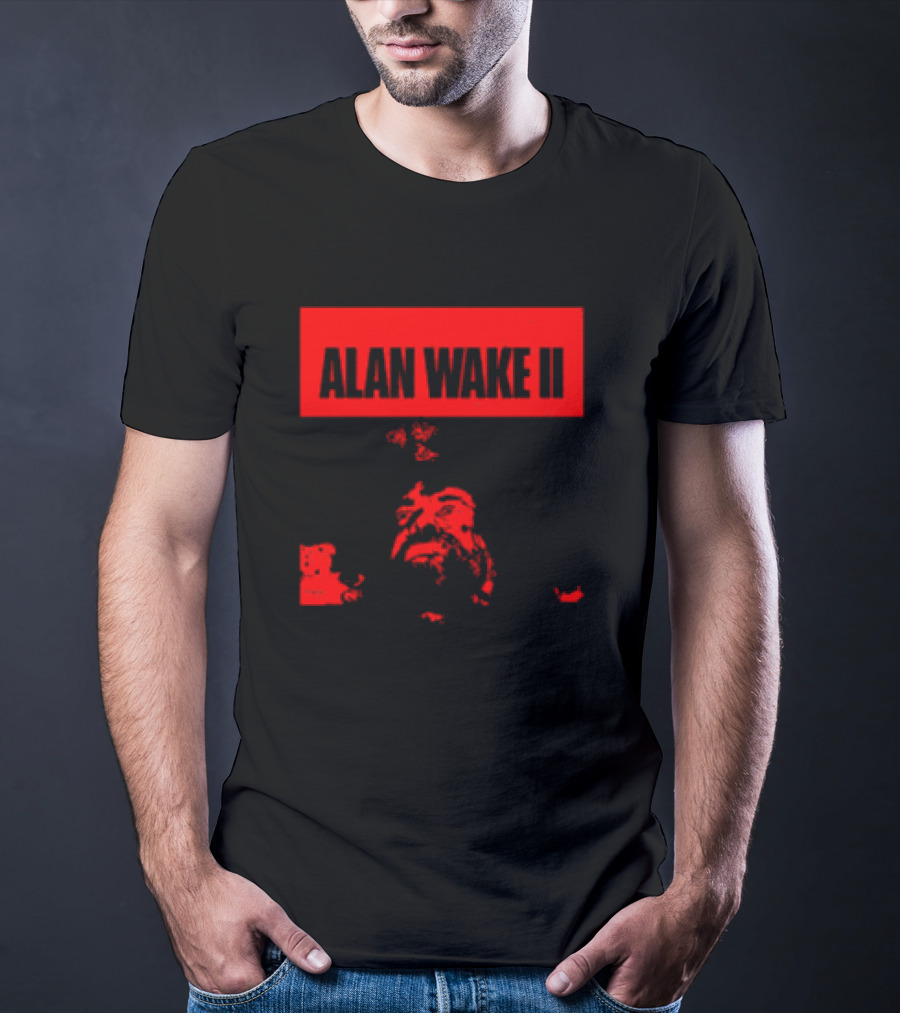 Alan Wake II Red Classic Horror T-Shirt