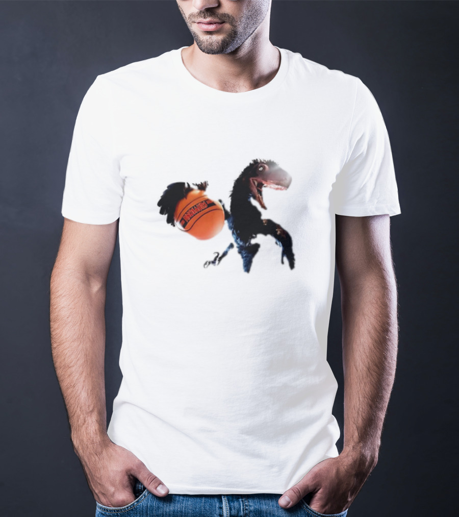 Deinonychus Basketball Action T-Shirt