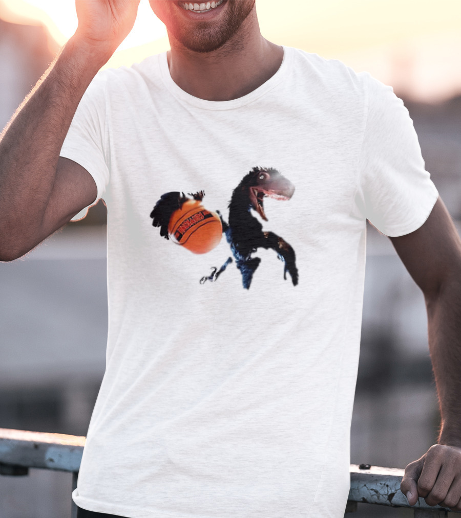 Deinonychus Basketball Action T-Shirt
