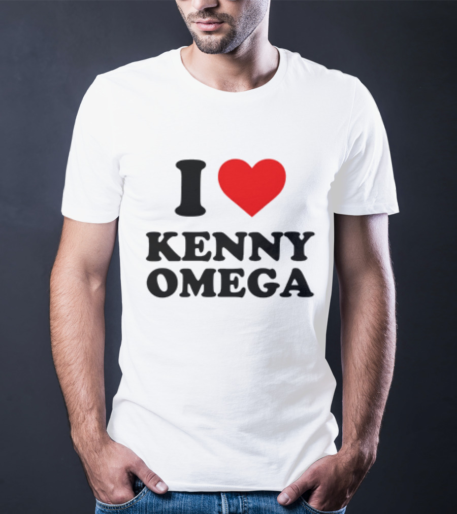 I Heart Kenny Omega Wrestler T-Shirt