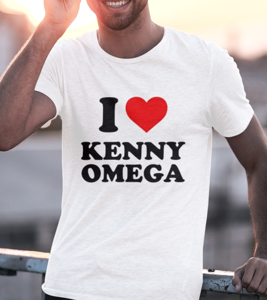 I Heart Kenny Omega Wrestler T-Shirt