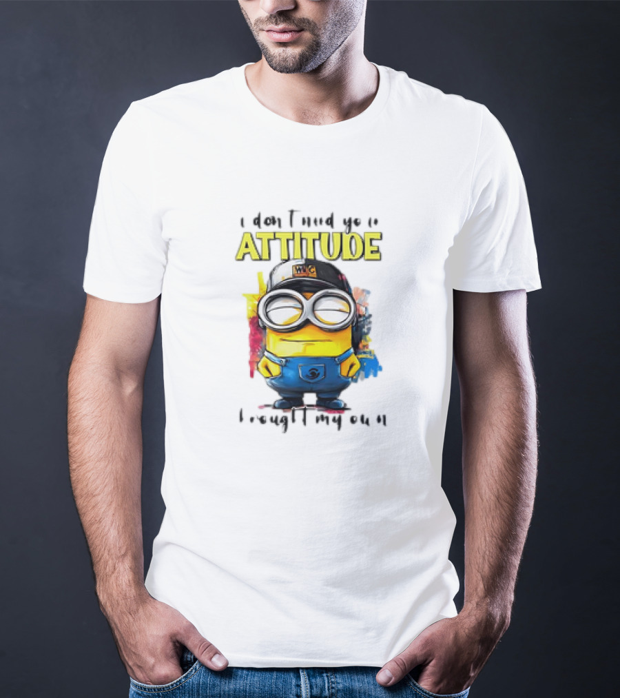 Minion Attitude Statement With Goggles And Hat T-Shirt