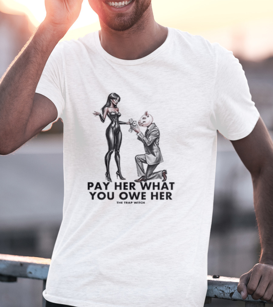 Pay Her What You Owe Her The Trap Witch Money Exchange Iconic T-Shirt