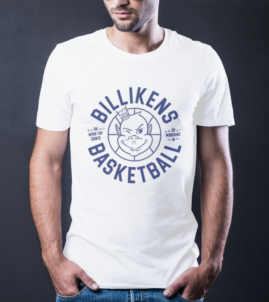Billikens Basketball Oh When The Saints Go Marching In Retro T-Shirt