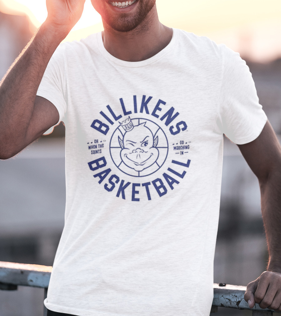 Billikens Basketball Oh When The Saints Go Marching In Retro T-Shirt