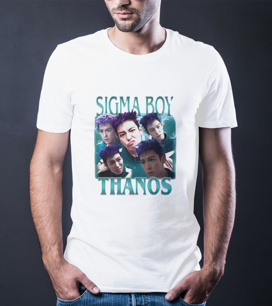 Sigma Boy Thanos Squid Game Faces T-Shirt