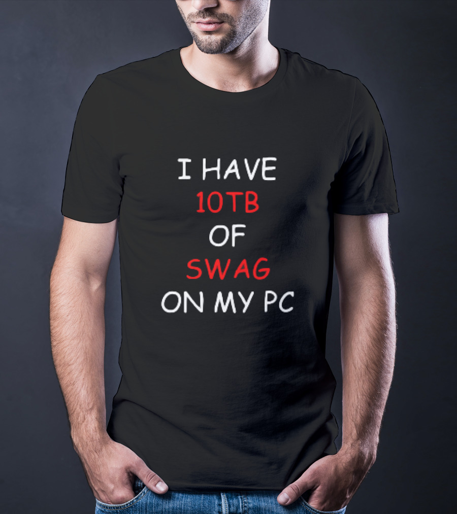 I Have 10TB Of Swag On My PC T-Shirt