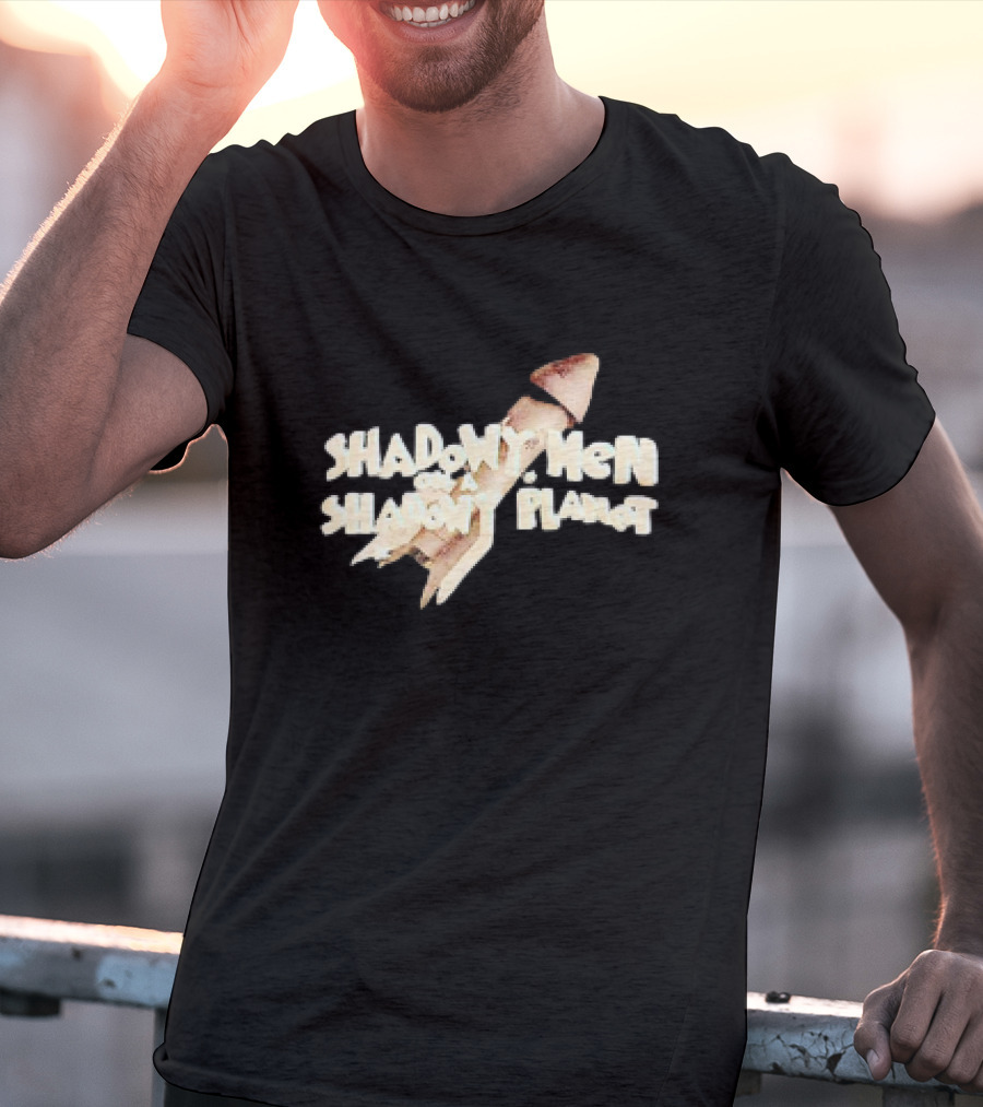 Shadowy Men On A Shadowy Planet Rocket T-Shirt