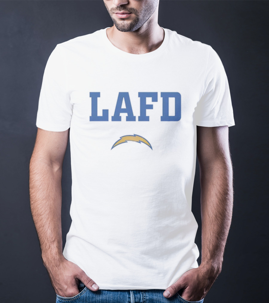 LAFD Los Angeles Chargers Bolt T-Shirt