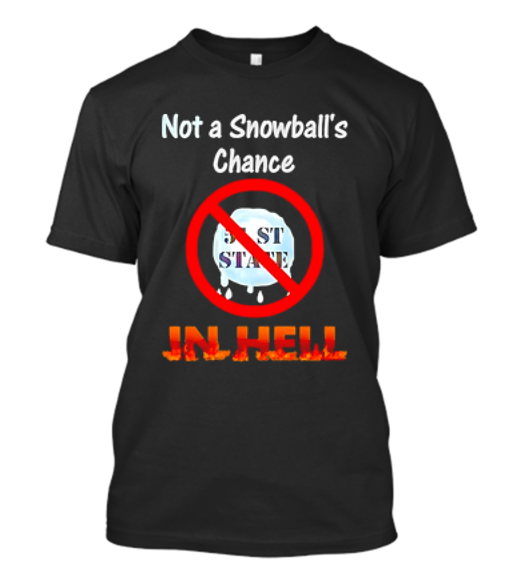 Not A Snowball's Chance 51st State In Hell T-Shirt