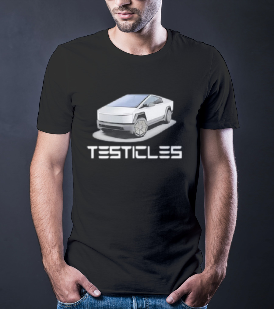 Testicles Cybertruck Parody Vintage Car T-Shirt