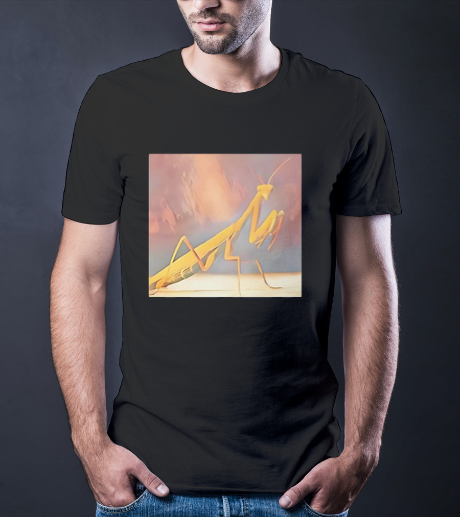 The Praying Mantis Abstract Pastel Insect T-Shirt